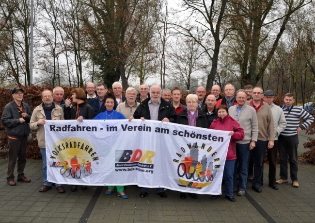 Gruppenbild der Niedersächsischen Fachwarte für Radwanderfahren